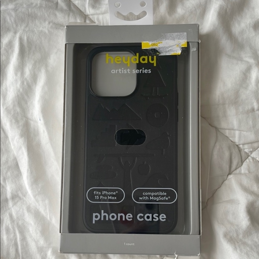 Heyday Black Phone‎ case Artist Series IPhone 15 Pro Max